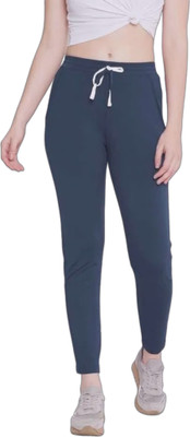 Trandone Regular Fit Women Blue Trousers