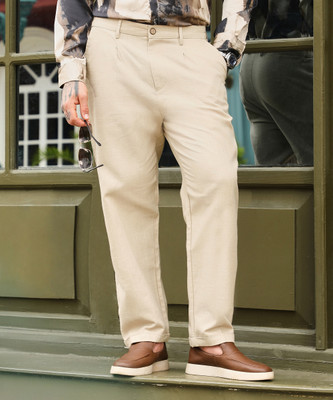 CAMPUS SUTRA Regular Fit Men White Trousers