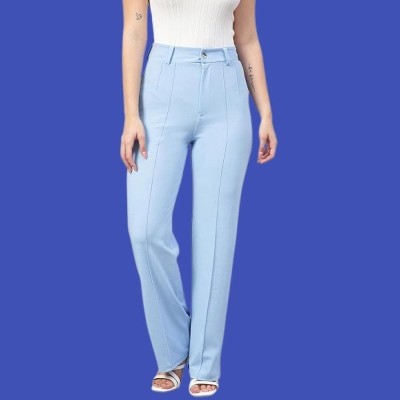 rani industries Regular Fit Women Blue Trousers