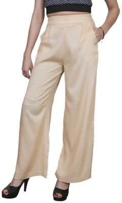 KHATRI FASHION Regular Fit Women Beige Trousers