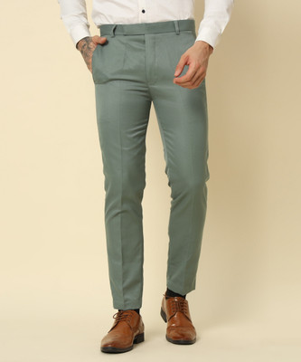 ZEPPI Regular Fit Men Light Green Trousers
