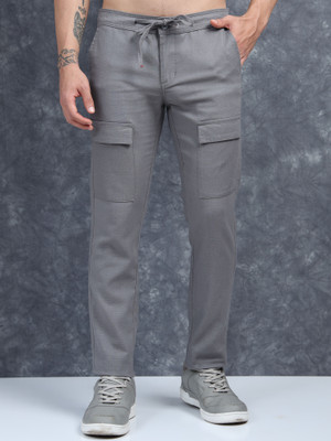 Moda Rapido Regular Fit Men Grey Trousers