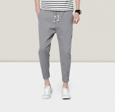 SARK PRODUCTION Slim Fit Men Grey Trousers