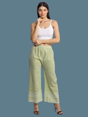 Ridkus Regular Fit Women Green Trousers