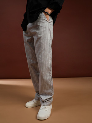 V-MART Regular Fit Men Light Blue Trousers