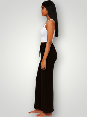 Classy creations Comfort Fit Women Black Trousers