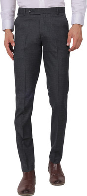 Hoj Regular Fit Men Blue Trousers