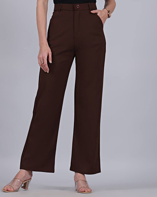 Stylefabs Regular Fit Women Grey Trousers