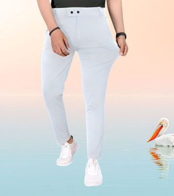 Style sync Regular Fit Men White Trousers