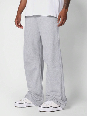 WEVOK WEAR Relaxed Men Grey Trousers