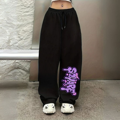 Sky Magic Straight Fit Women Black Trousers