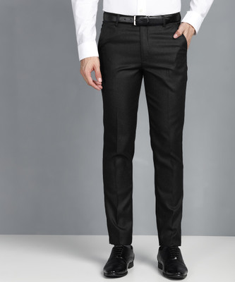 CYPHUS Regular Fit Men Black Trousers