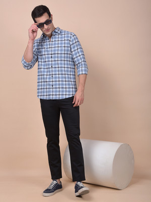 CRIMSOUNE CLUB Slim Fit Men Black Trousers