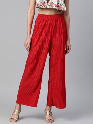 Readiprint Fashions Regular Fit Women Red Trousers