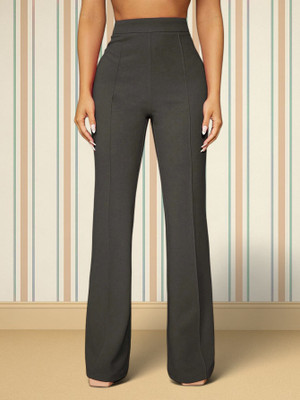 nitafashion Loose Fit Women Grey Trousers