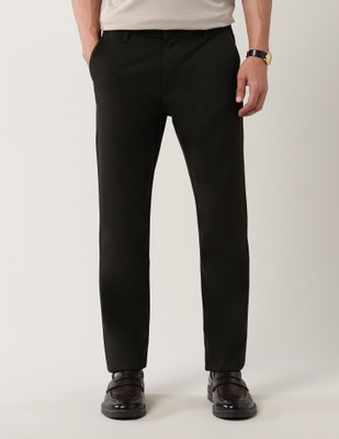 Arrow Sport Slim Fit Men Brown Trousers