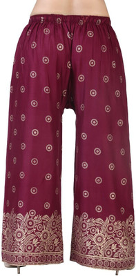 BINISHH Regular Fit Women Maroon Trousers