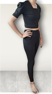SP FASHION Relaxed Women Black Trousers