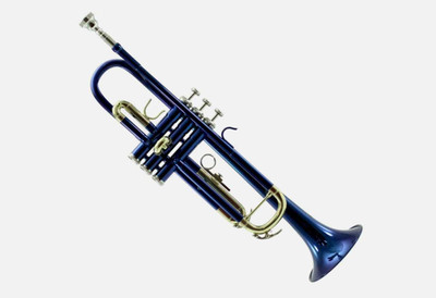 ARB Standard TRUM-21 Blue Bb Trumpet for all Players - Musical instrument Pro Bb Trumpet(Yes)