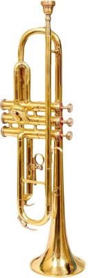 new jaibharat musicals trumpet brass gold Bass Trumpet(Glossy)