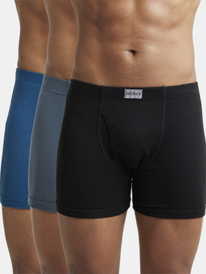 JOCKEY 8008 Solid Super Combed Cotton Rib Men Trunks