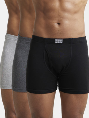 JOCKEY 8008 Solid Super Combed Cotton Rib Men Trunks
