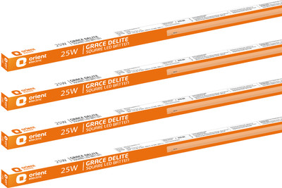 Orient Electric Grace Delite Ultra Slim 25W Batten, Highly Efficient & Surge Protection 25 W 110 cm Tube Light(White, Pack of 4)