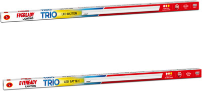 EVEREADY 4 Ft 18 W 18 W 116.5 cm Tube Light(White, Pack of 2)