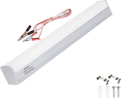 ambert Ambert 12V DC LED Tube Light Solar & Battery Compatible (Home, RV, Outdoor) 6 W 28 cm Tube Light(White)