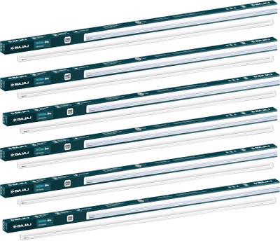 BAJAJ IVORA Batten CDL 20 W 112 cm Tube Light(White, Pack of 6)