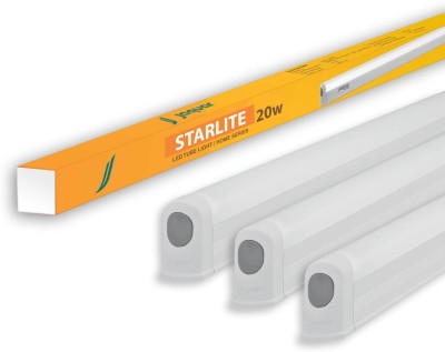 Jaquar LED 20W Starlite Tri Color Tube Light, 6500K (Cool/Natural/Warm White) (Pack 3) 20 W 11.7 cm Tube Light(White, Pack of 3)