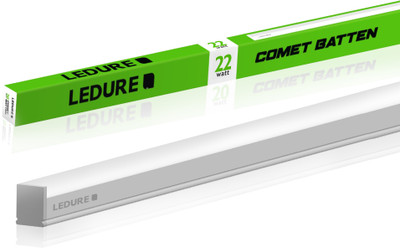 Ledure Linea Comet Batten Series: Cool White 22 W Energy-Efficient Batten 22 W 122 cm Tube Light(White) deal from flipkart