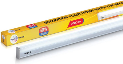 Wipro Garnet 30W LED Batten | Cool Day Light (6500K) 30 W 114 cm Tube Light(White)