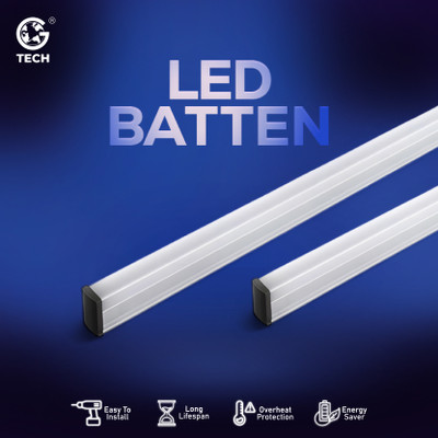gtech 6 W 30 cm Tube Light(Pack of 3)