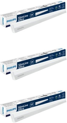 PHILIPS 5W (SLIMLINE ULRTA BATTEN) 5 W 3 cm Tube Light(White, Pack of 3)