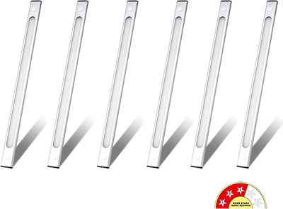 vibunt LED Linear Cabinet Light | Bright & Energy Efficient scale light for Home 4 W 2 cm Tube Light(White, Pack of 6)