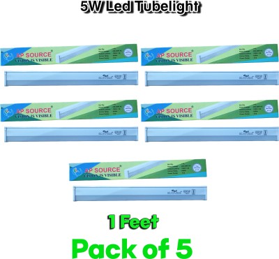 AP Source 1 Ft 5 WATT LED Tube Light PACK OF 5 5 W 3 cm Tube Light(White, Pack of 5)