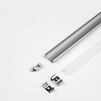 ABAJ Aluminium Rectangular Conciled LED 1Meter Profile Channels (18x6mm) - Pack of 1 LED Driver