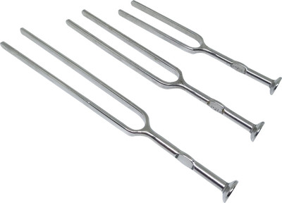 Sahyog Wellness Tuning Fork(Pack of 3 - 128, 256 & 512 Hz | Made up of StainlessSteel for Medical Profession)