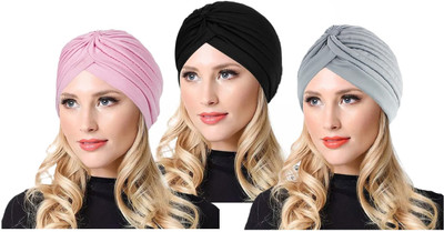 PAROPKAR Solid Skull Cap Cap(Pack of 3)