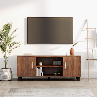 Wakefit Fortnite Engineered Wood TV Entertainment Unit(Finish Color - Columbian Walnut, Knock Down)