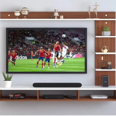 DIY HOME 52 INCHES TV UNIT ,LCD Cabinet, TV Stand Wall, TV Panel, Wooden Wall Mounted Engineered Wood TV Entertainment Unit(Finish Color - brown & white, DIY(Do-It-Yourself))