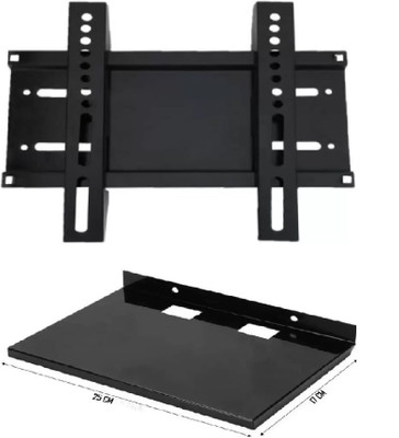 ANTHEM Combo of Settop Box Stand Shelf Rack and Wall Bracket Mount upto 32 inch LED/LCD Fixed TV Mount deal from flipkart ANTHEM Combo of Settop Box Stand Shelf Rack and Wall Bracket Mount upto 32 inch LED/LCD Fixed TV Mount deal from flipkart