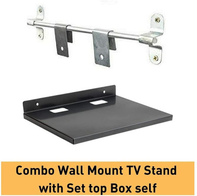 LABTRONIXED INC. Combo offer 14-42 Inch LED TV Wall Mount Stand with Heavy Duty Set Top Box Shelf Fixed TV Mount