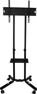 Unico Adjustable Double Pipe Floor TV Stand With Tilt Full Motion TV Mount