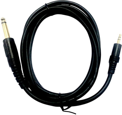 BALRAMA  TV-out Cable Stereo to P38 6.5 MM Audio to 3.5 MM AUX Jack Stereo Male Cable 1/4-inch TRS P38(3.5MM Audio AUX For Guitar, DJ Mixers, Console, Keyboard, Amplifier Microphone, For Home Theater)