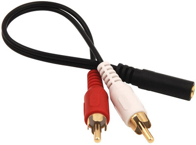 C&E  TV-out Cable CNE63119B(Red & White, For TV, 0.1524 m)