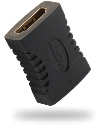 ONCRO  TV-out Cable Female to Female HDMI joiner coupler adapter hub converter extender(Black, For TV)