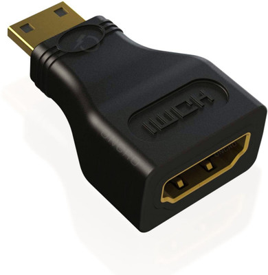 ONCRO  TV-out Cable Mini HDMI Adapter,HDMI Female to Mini HDMI Male connector converter(Black, For Camera)