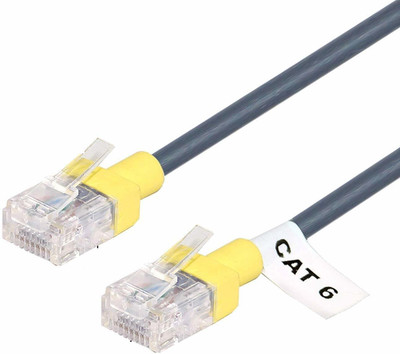 EKAAZ  TV-out Cable High Speed rj45 cat network ethernet patch/lan cable(Black, For Computer, 1.5 m)